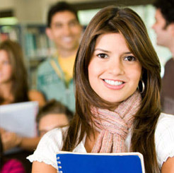 people studying